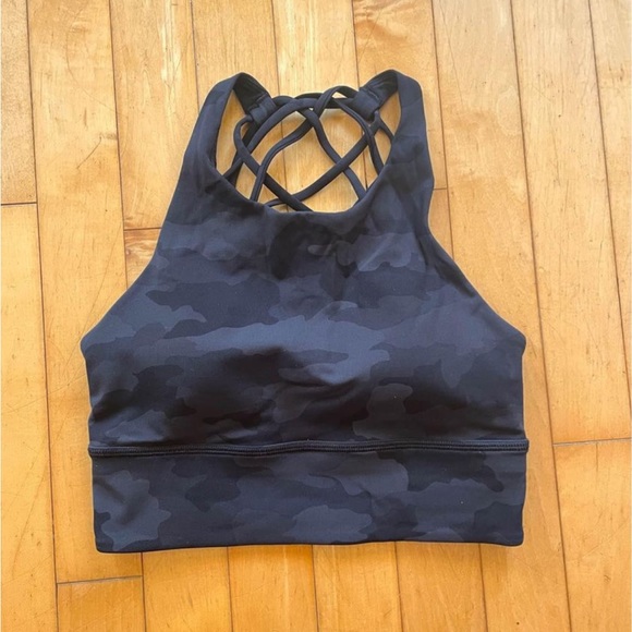 Lululemon high neck camo sports bra - Picture 3 of 4